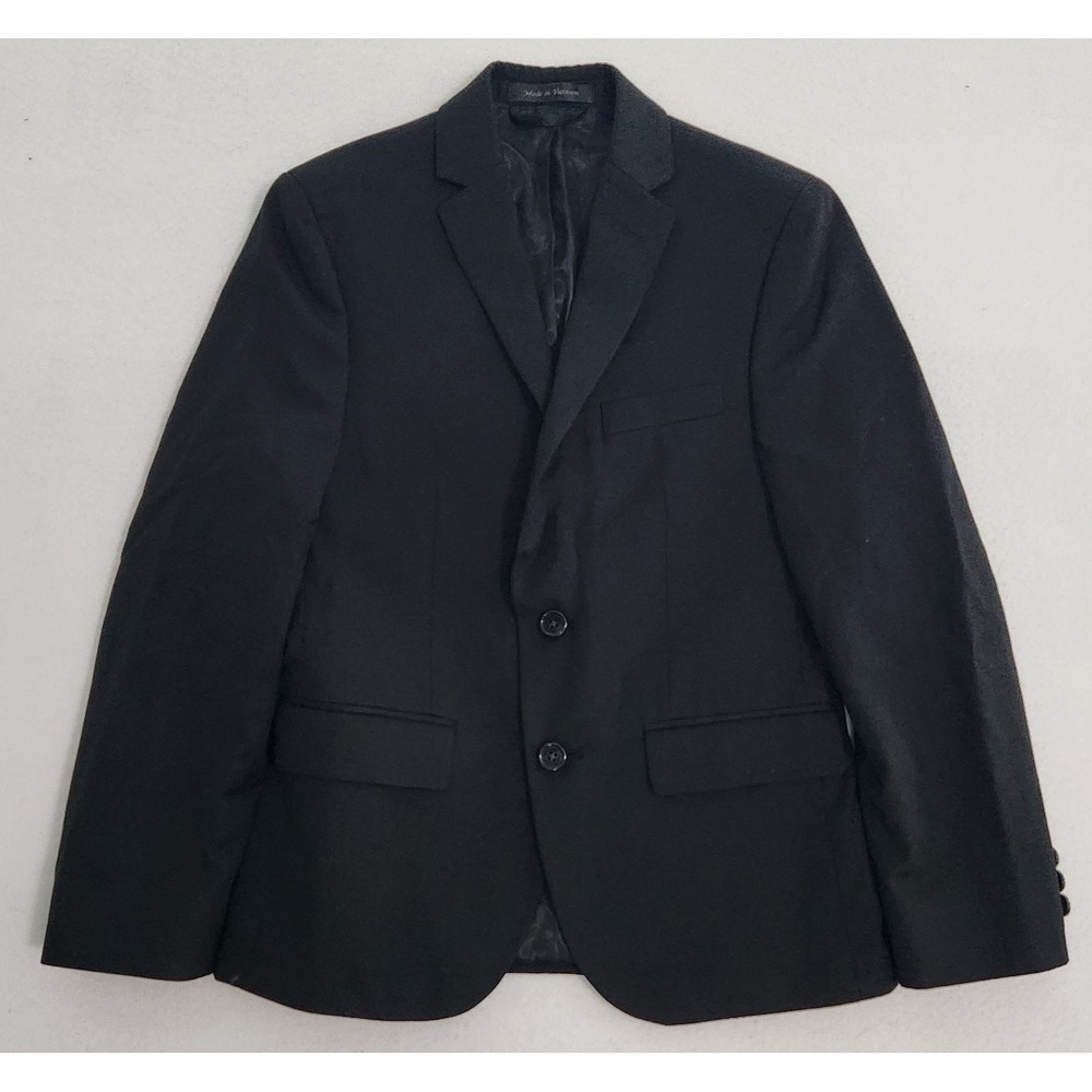 Lauren Ralph Lauren boys 12R Black 2 button blazer lined excellent condition